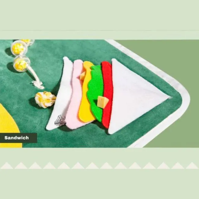 POOZPET Nosework Snuffle Mat For Dogs (Hong Kong Tea Restaurant)