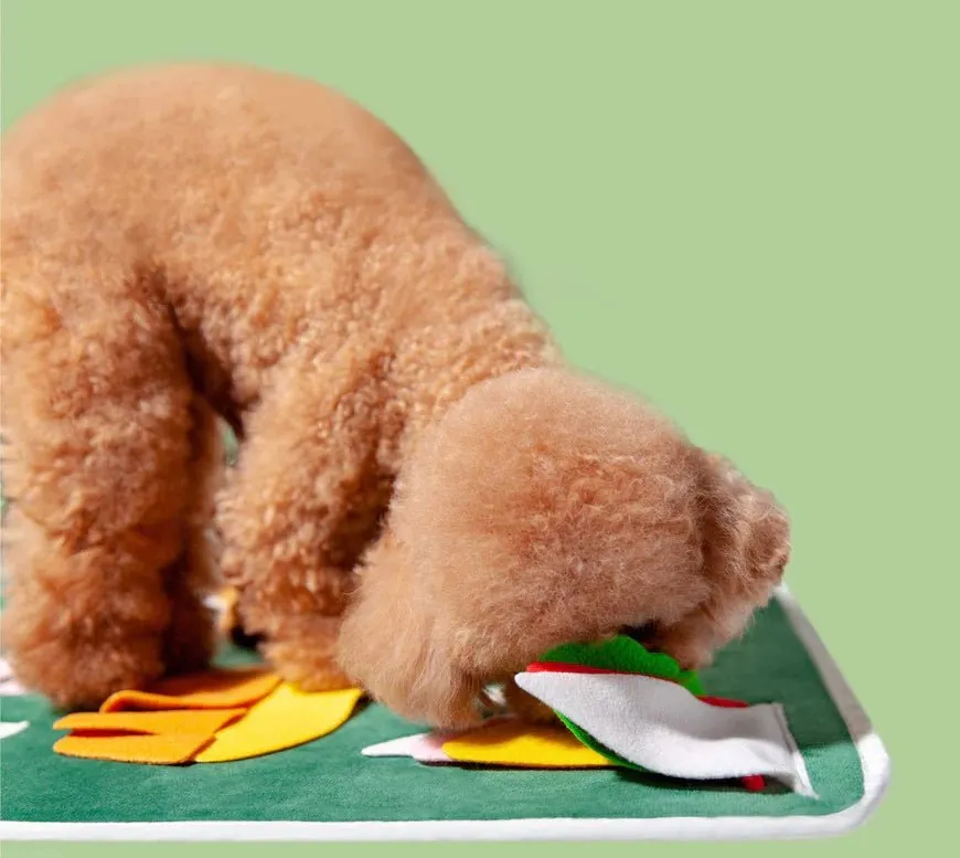 POOZPET Nosework Snuffle Mat For Dogs (Hong Kong Tea Restaurant)