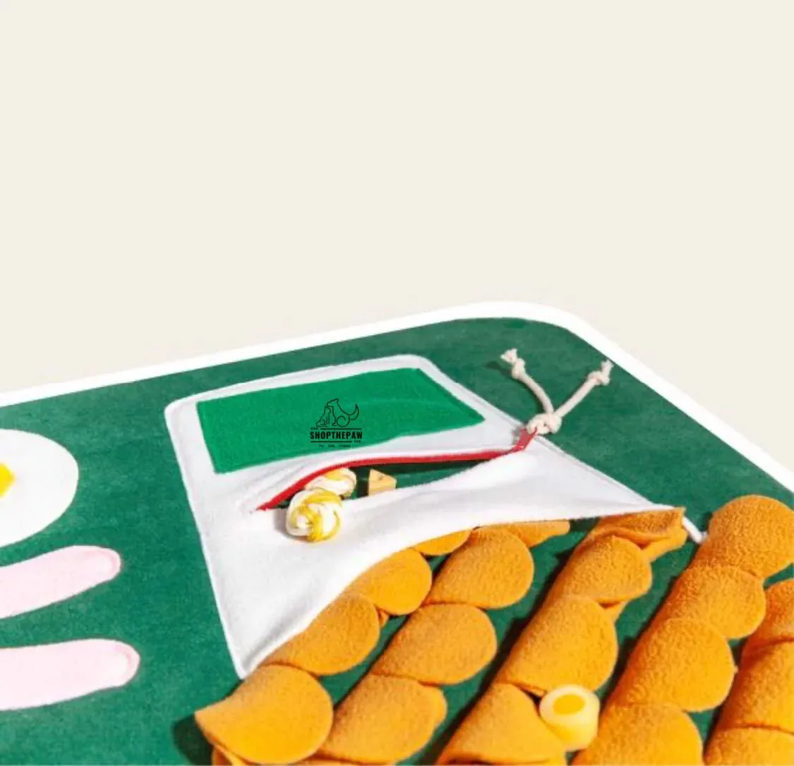 POOZPET Nosework Snuffle Mat For Dogs (Hong Kong Tea Restaurant)