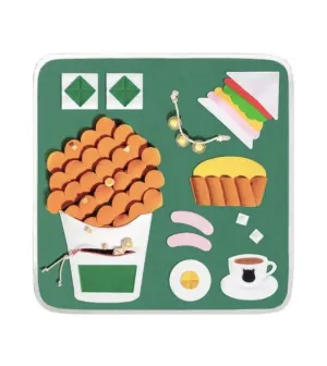 POOZPET Nosework Snuffle Mat For Dogs (Hong Kong Tea Restaurant)