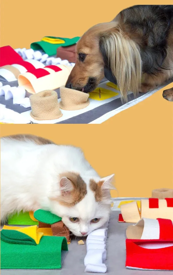 POOZPET Nosework Snuffle Mat For Dogs (Vending Machine)