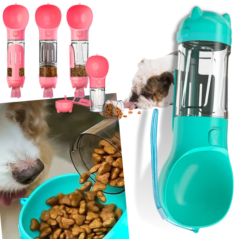 Portable Pet Feeder & Water Bottle