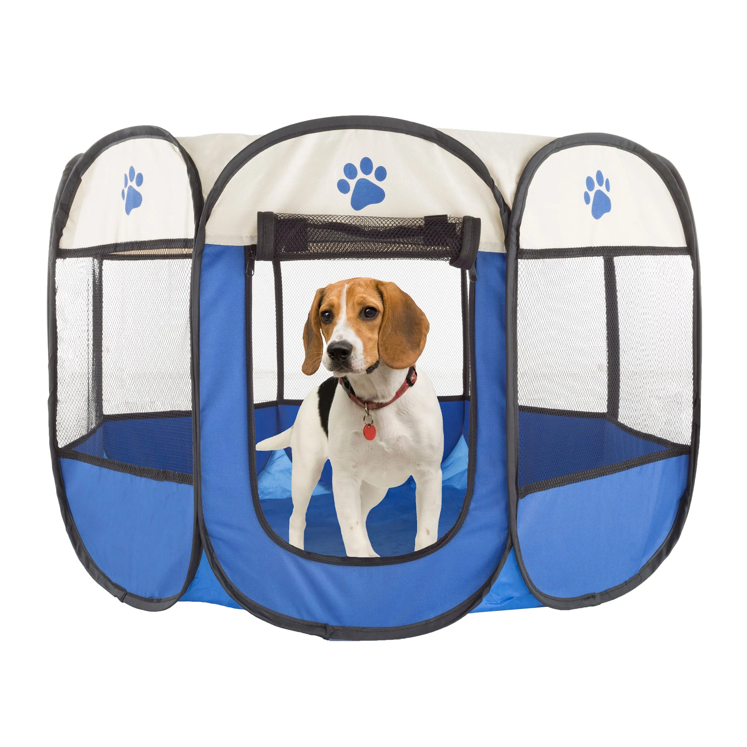 Portable Pop-Up Cat with Dog Playpen