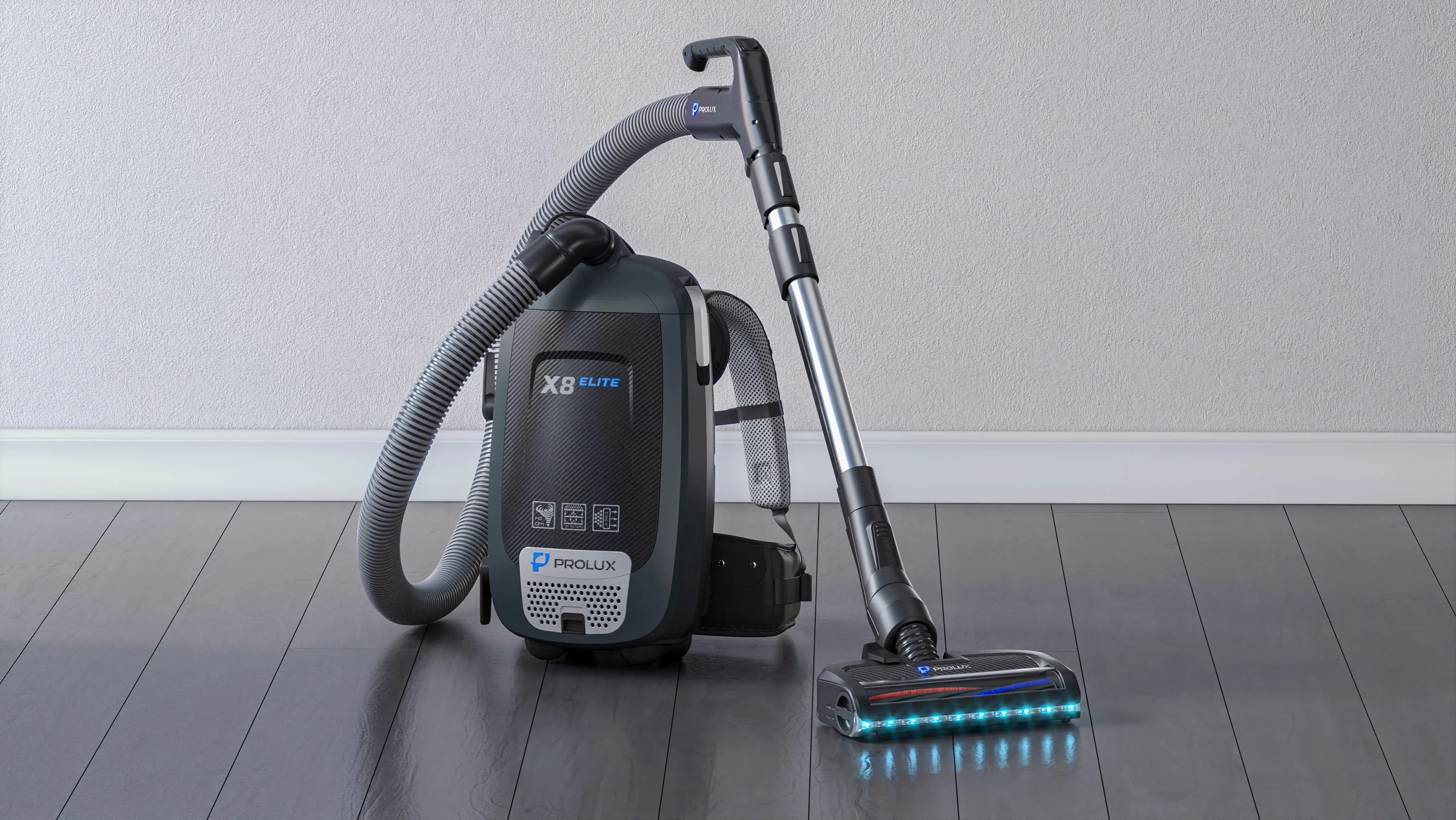 Prolux PLCX8E Backpack Vacuum Canister w/ Electric Powerhead Kit